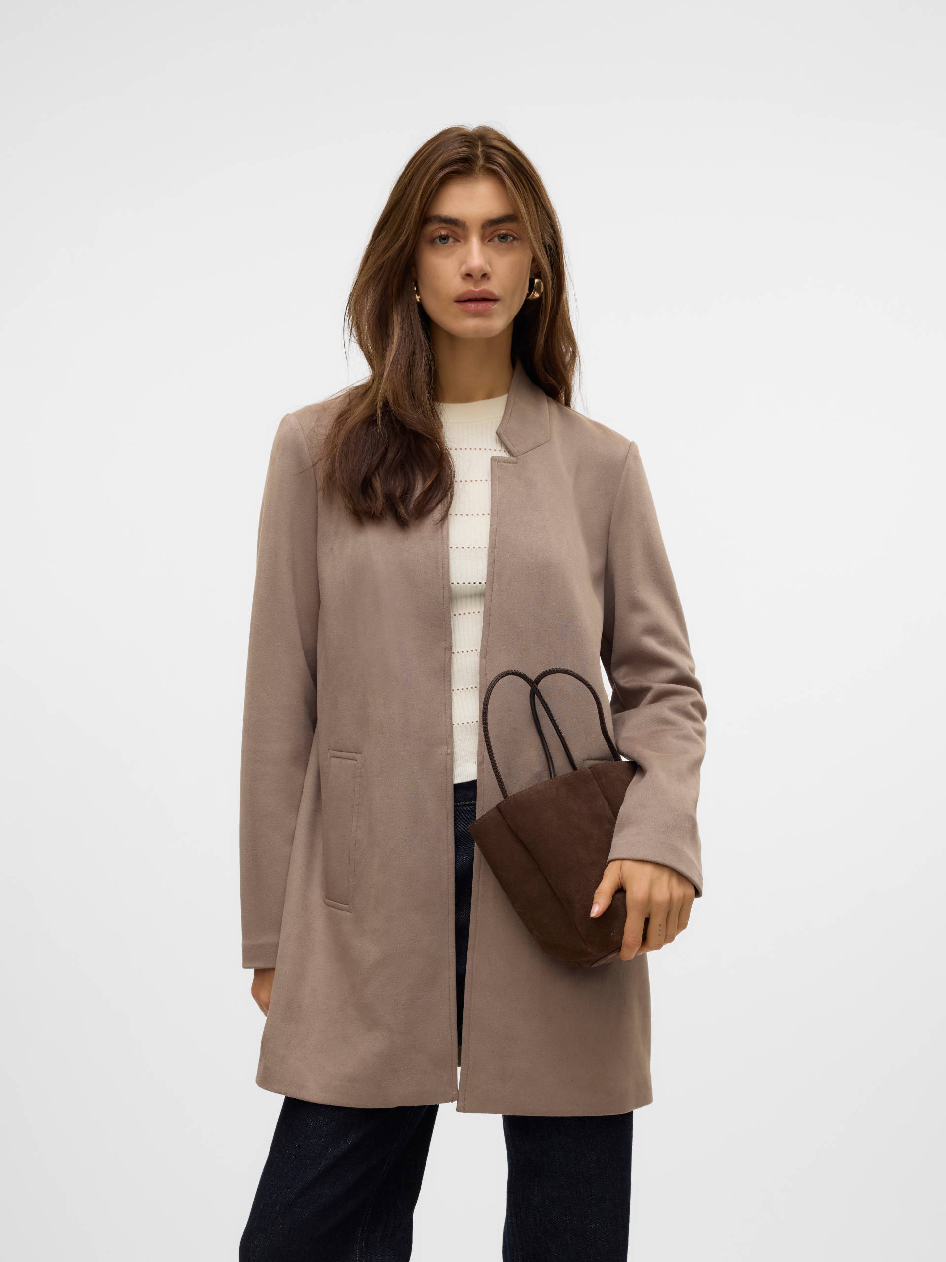 Vero Moda Langjacke »VMJOSEFREJA FAUXSUEDE JACKET BOO«, ohne Kapuze Vero Moda Langjacke »VMJOSEFREJA FAUXSUEDE JACKET BOO«, ohne Kapuze von Vero Moda