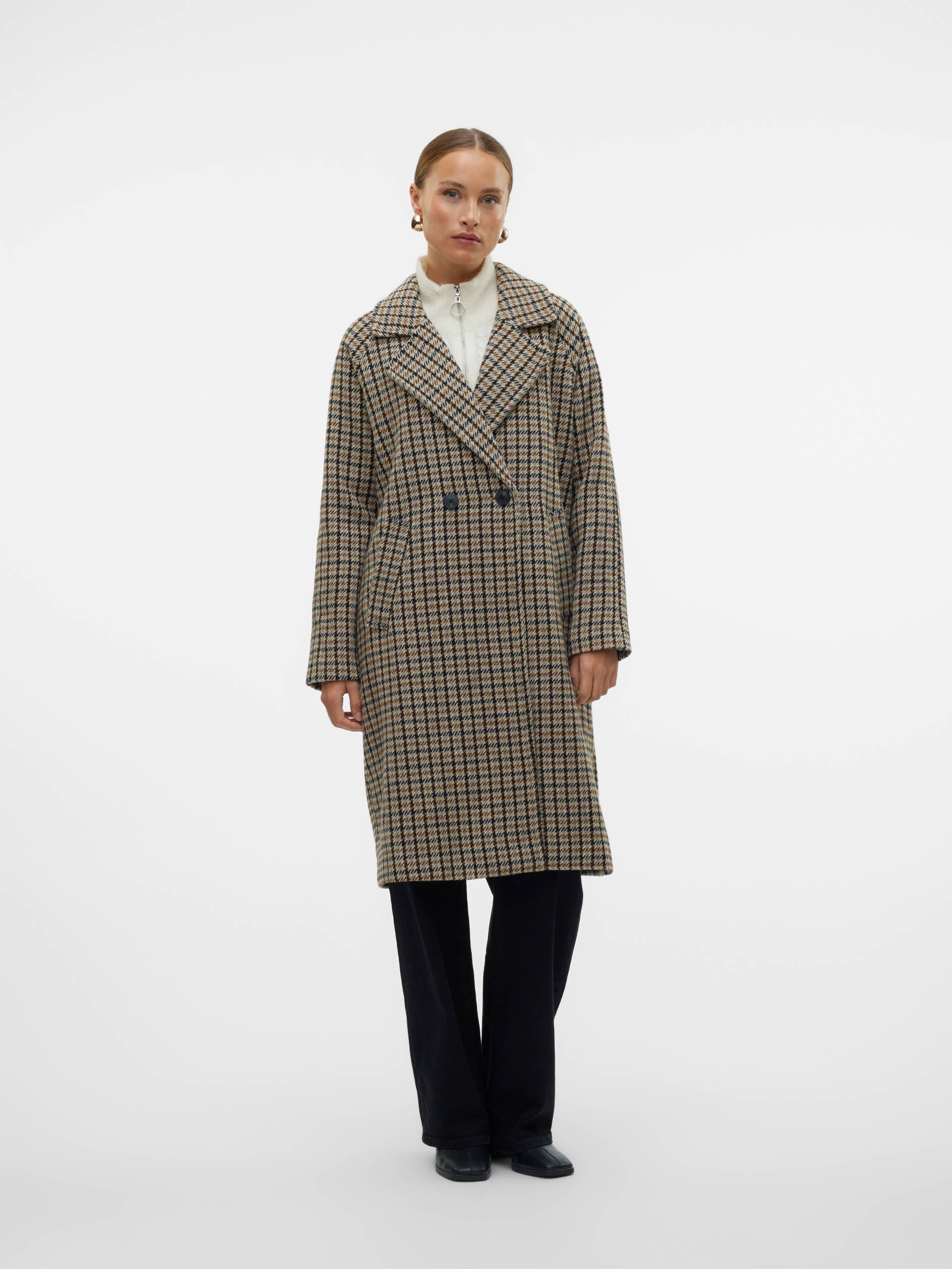Vero Moda Langmantel »VMHANNAH LONG WOOL CHECK COAT GA BOO« Vero Moda Langmantel »VMHANNAH LONG WOOL CHECK COAT GA BOO« von Vero Moda