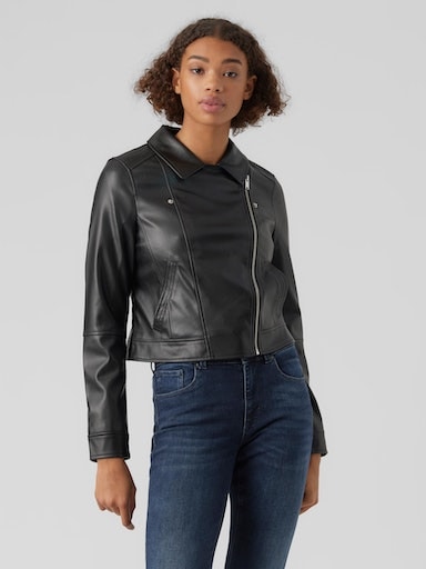 Vero Moda Lederimitatjacke »VMBELLA ANNABEL SHORT COATED JACKET NOOS« von Vero Moda