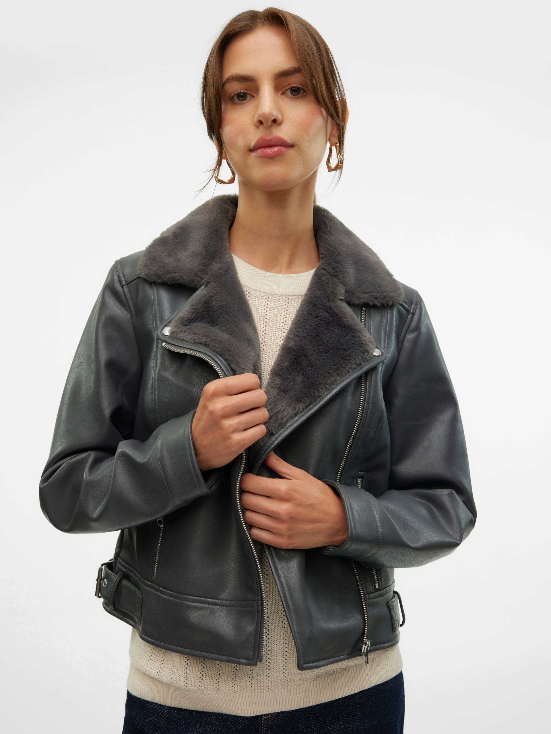 Vero Moda Lederimitatjacke »VMHAILEY SHORT COATED JACKET« Vero Moda Lederimitatjacke »VMHAILEY SHORT COATED JACKET« von Vero Moda