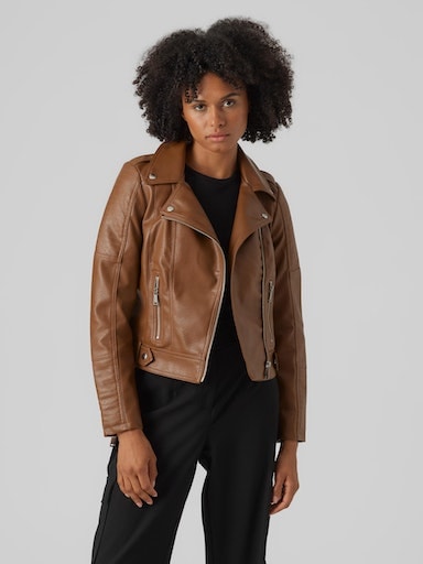 Vero Moda Lederimitatjacke »VMKERRIULTRA SHORT COATED JACKET NOOS« von Vero Moda