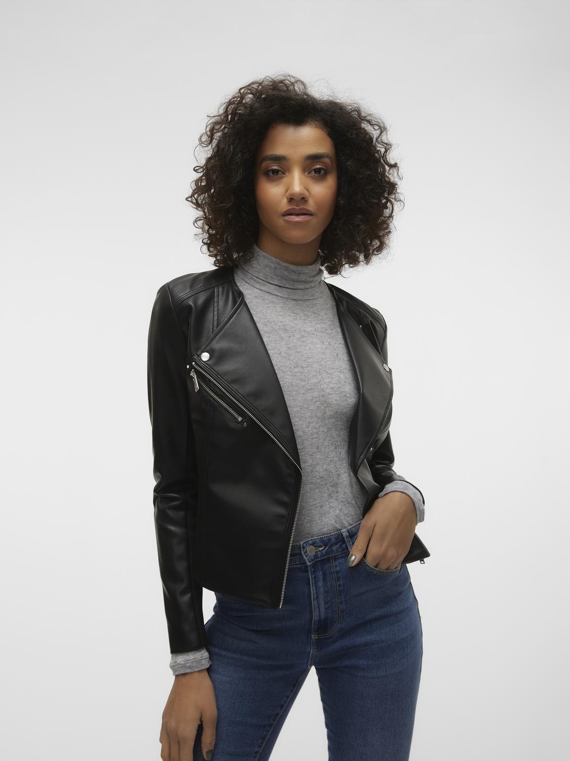 Vero Moda Lederimitatjacke »VMRILEY RIO SHORT COATED JACKET NOOS« von Vero Moda