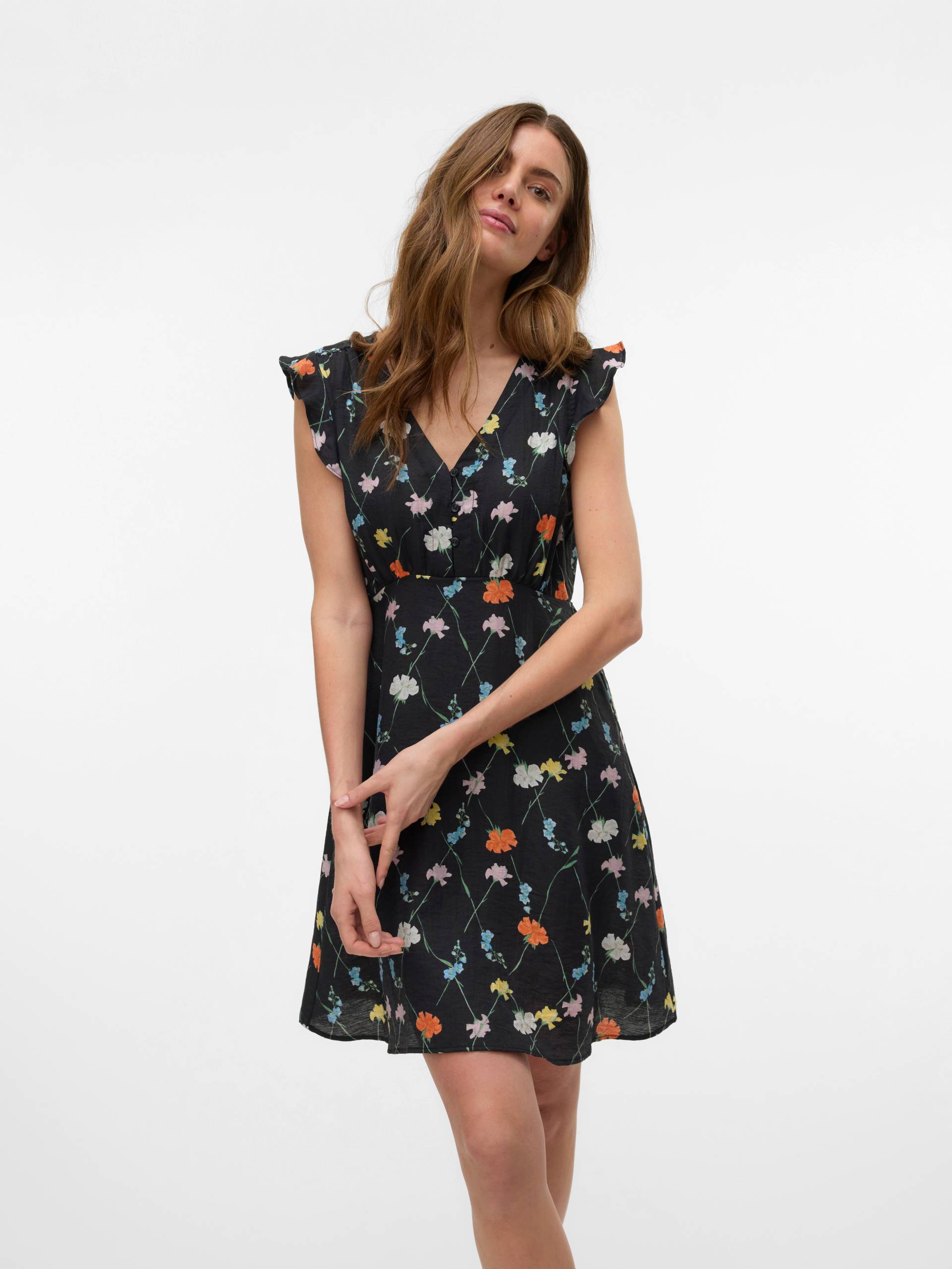 Vero Moda Maxikleid »VMFLORA OLGA CS SHORT DRESS WVN GA« Vero Moda Maxikleid »VMFLORA OLGA CS SHORT DRESS WVN GA« von Vero Moda