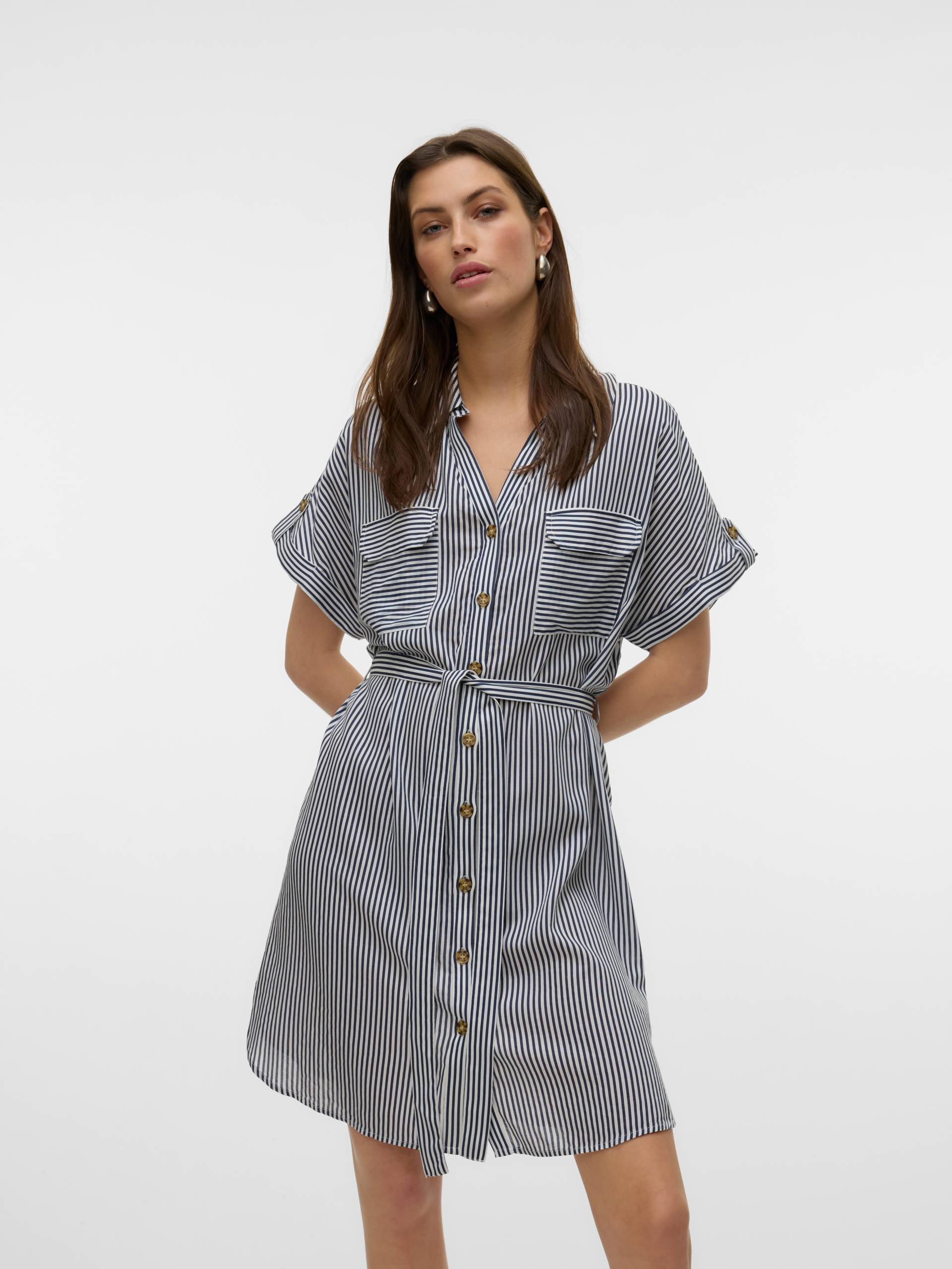 Vero Moda Midikleid »VMBUMPY SS SHORT SHIRT DRESS WVN GA NOOS« Vero Moda Midikleid »VMBUMPY SS SHORT SHIRT DRESS WVN GA NOOS« von Vero Moda