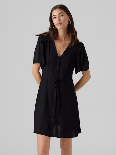 Vero Moda Minikleid »VMALBA SS SHORT DRESS WVN NOOS« von Vero Moda