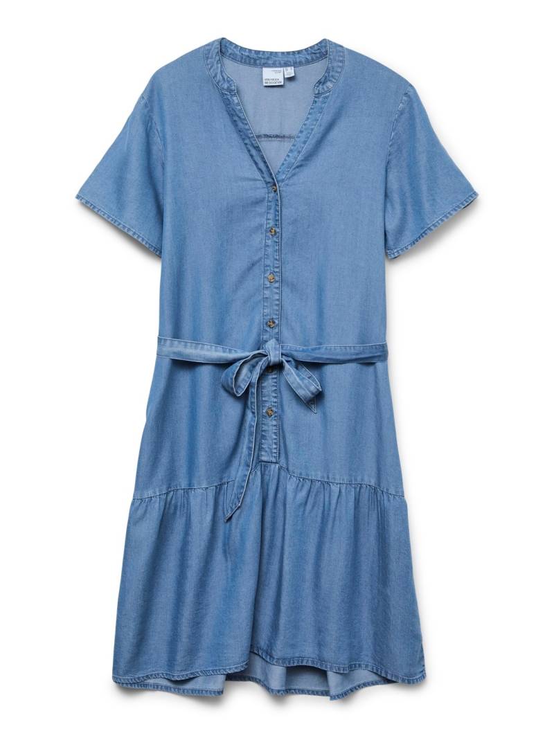 Vero Moda Minikleid »VMFLEUR SS SHORT BELT TENCEL DRESS GA« von Vero Moda