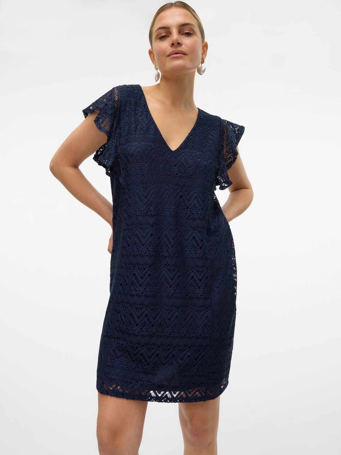 Vero Moda Minikleid »VMMAYA SHORT FRILL DRESS JRS SPE« von Vero Moda