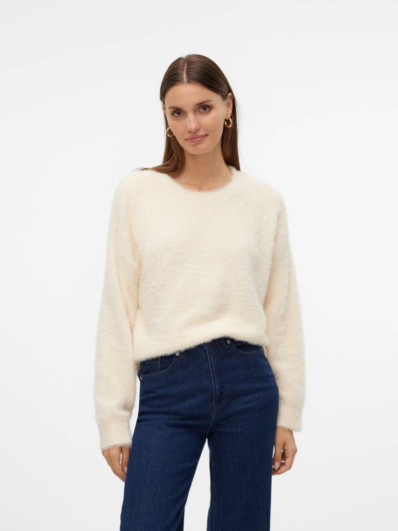 Vero Moda Rundhalspullover »VMALINA LS O-NECK BOXY PULLOVER BOO« von Vero Moda