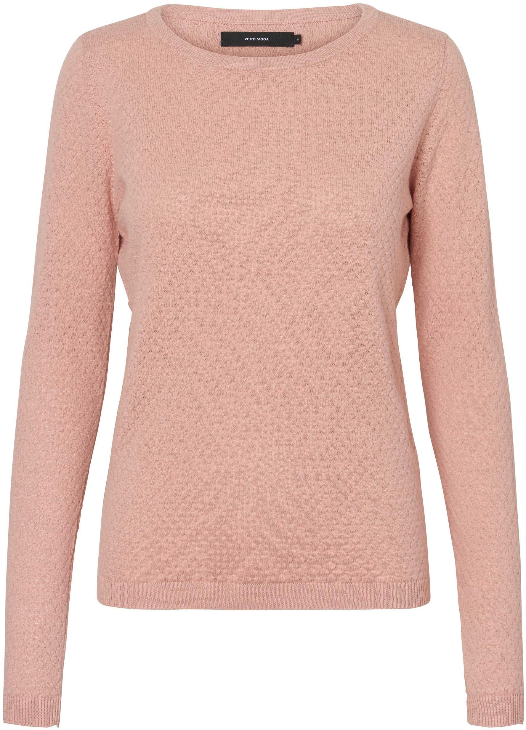 Vero Moda Rundhalspullover »VMCARE STRUCTURE LS O-NECK BLOUSE« von Vero Moda