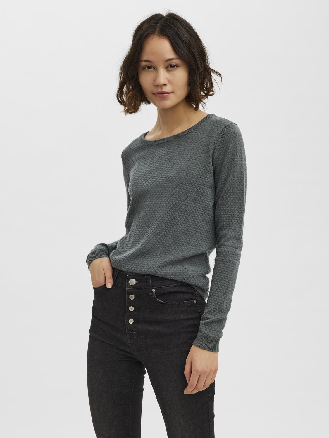Vero Moda Rundhalspullover »VMCARE STRUCTURE LS O-NECK BLOU NOOS« Vero Moda Rundhalspullover »VMCARE STRUCTURE LS O-NECK BLOU NOOS« von Vero Moda