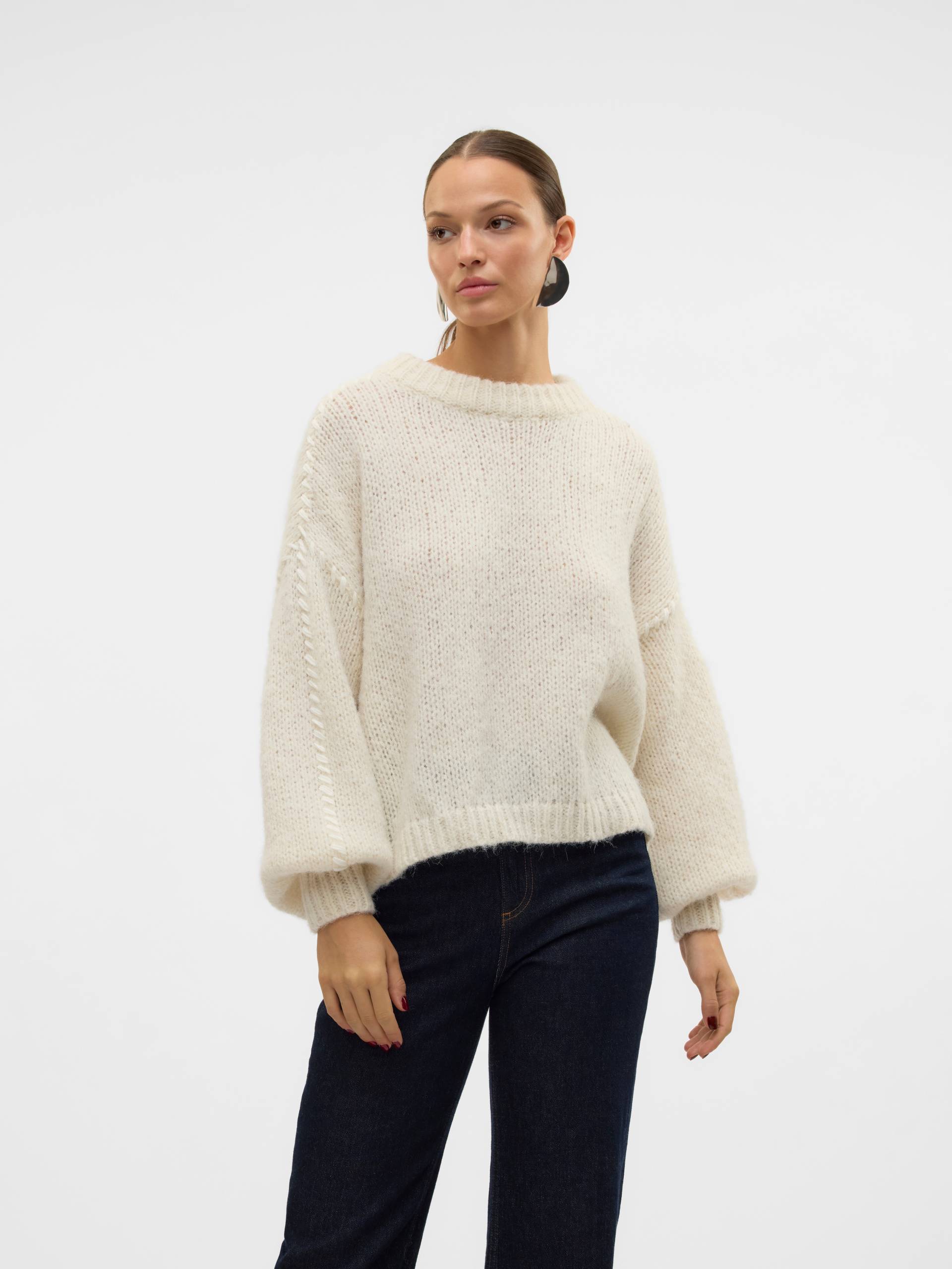 Vero Moda Rundhalspullover »VMFENG LS O-NECK PULLOVER GA BOO« Vero Moda Rundhalspullover »VMFENG LS O-NECK PULLOVER GA BOO« von Vero Moda