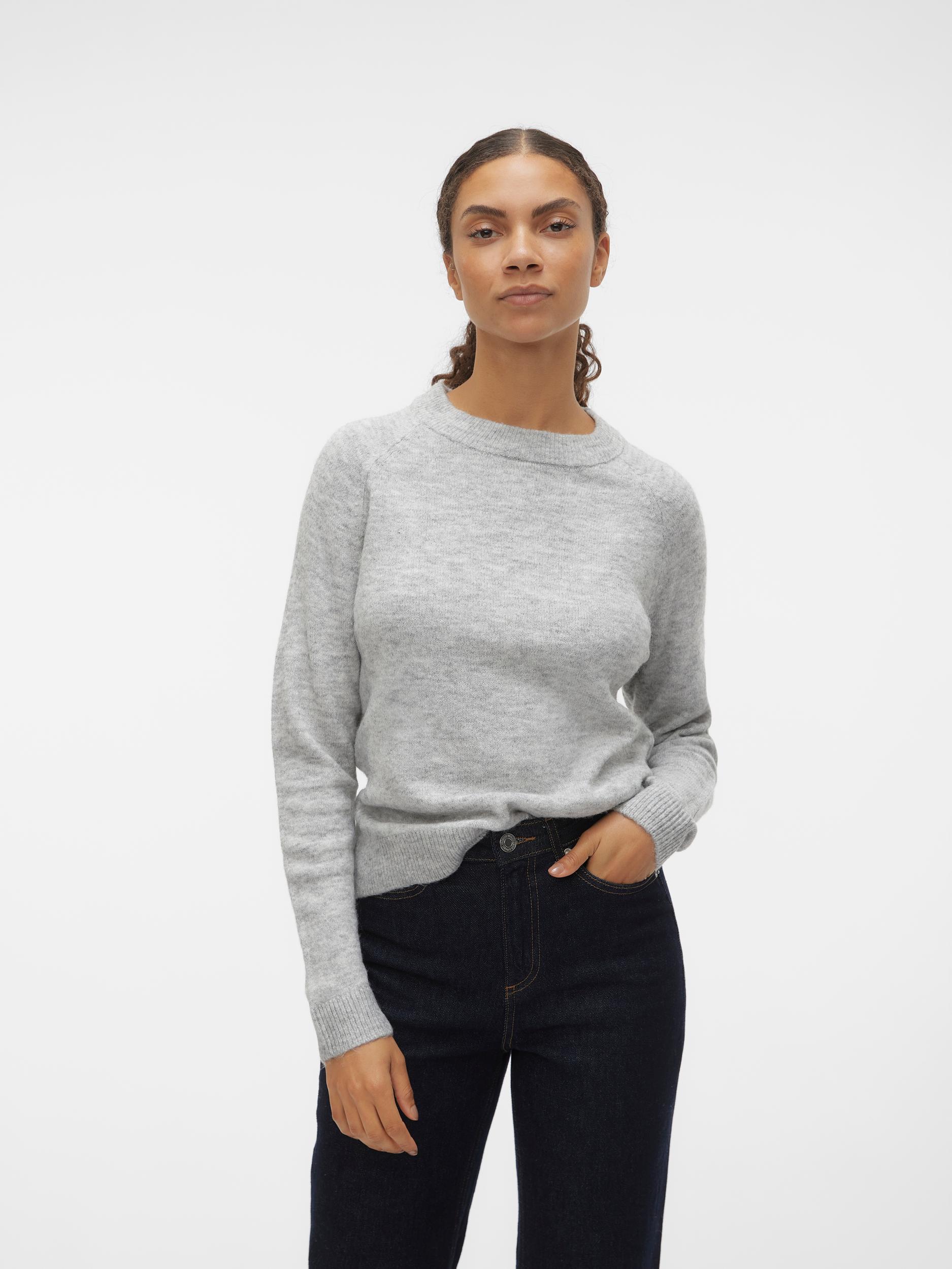 Vero Moda Rundhalspullover »VMFILUCA LS O-NECK PULLOVER GA NOOS« von Vero Moda