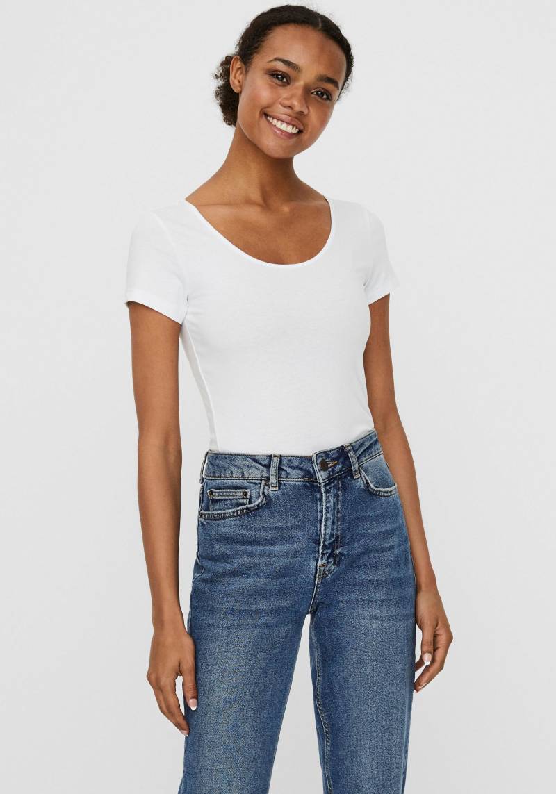 Vero Moda Rundhalsshirt »VMMAXI MY SOFT SS U-NECK« von Vero Moda