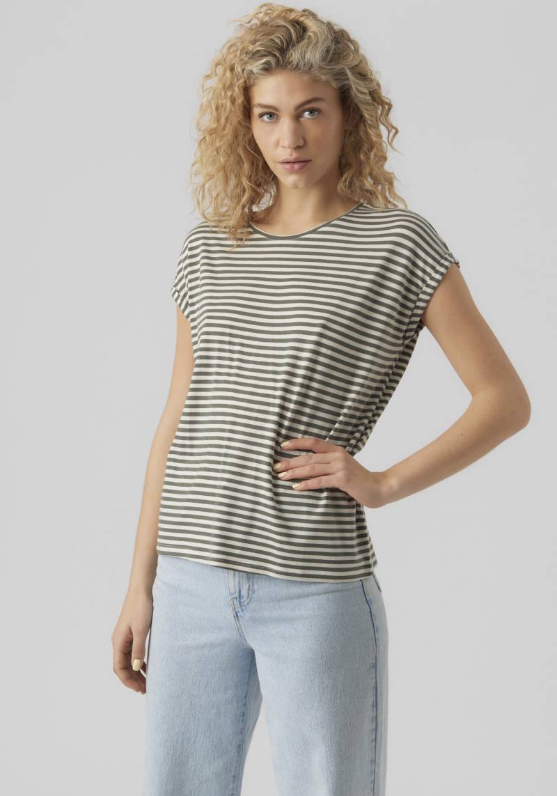 Vero Moda Rundhalsshirt »VMAVA PLAIN SS TOP STRIPE GA JRS NOOS« Vero Moda Rundhalsshirt »VMAVA PLAIN SS TOP STRIPE GA JRS NOOS« von Vero Moda