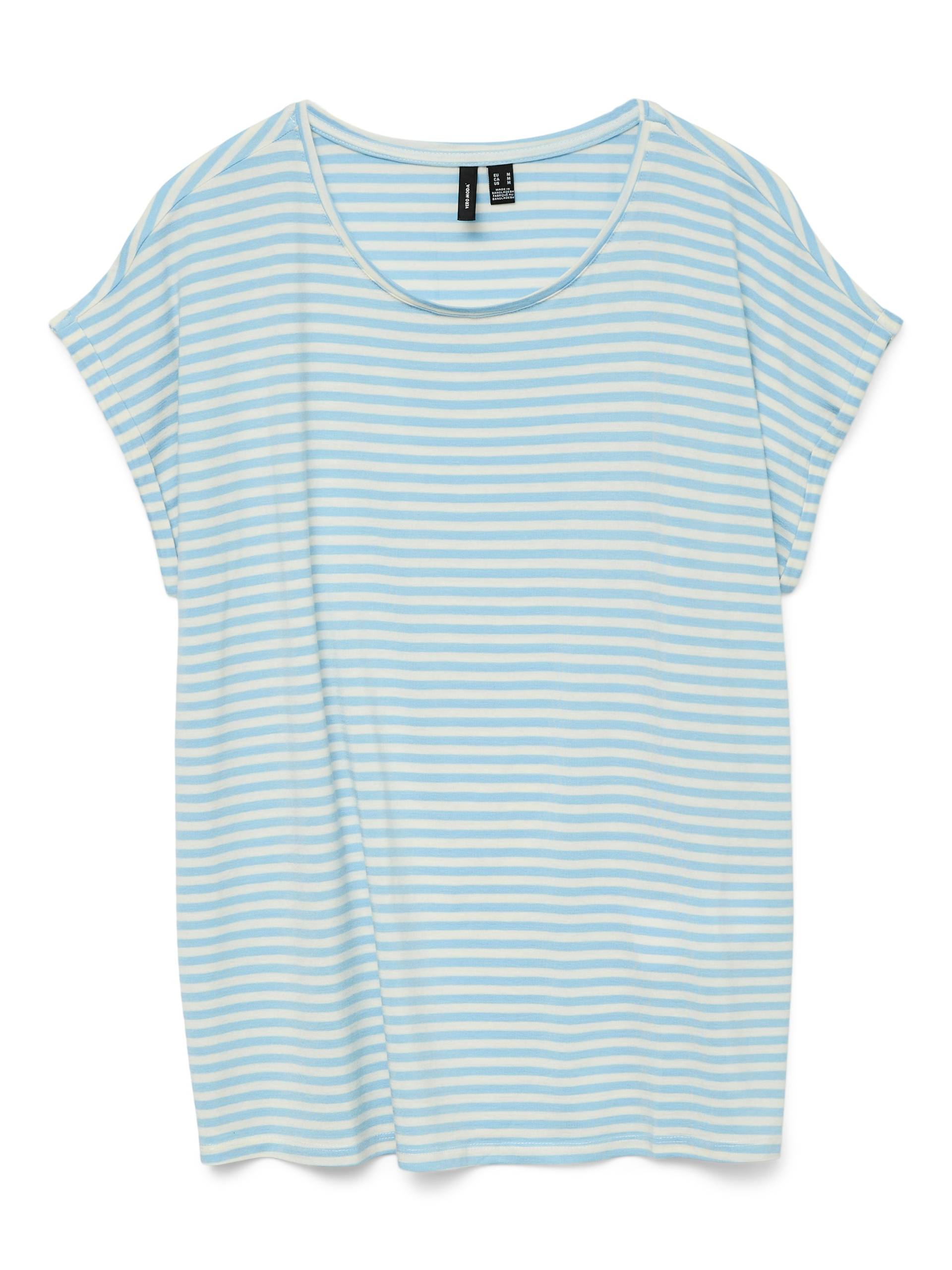 Vero Moda Rundhalsshirt »VMAVA PLAIN SS TOP STRIPE GA JRS NOOS« Vero Moda Rundhalsshirt »VMAVA PLAIN SS TOP STRIPE GA JRS NOOS« von Vero Moda