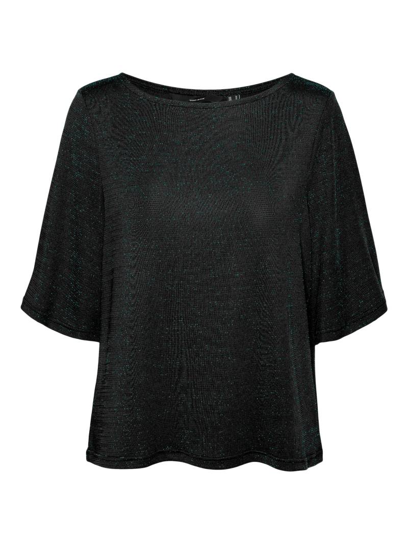 Vero Moda Rundhalsshirt »VMKANVA 2/4 GLITTER TOP JRS« von Vero Moda