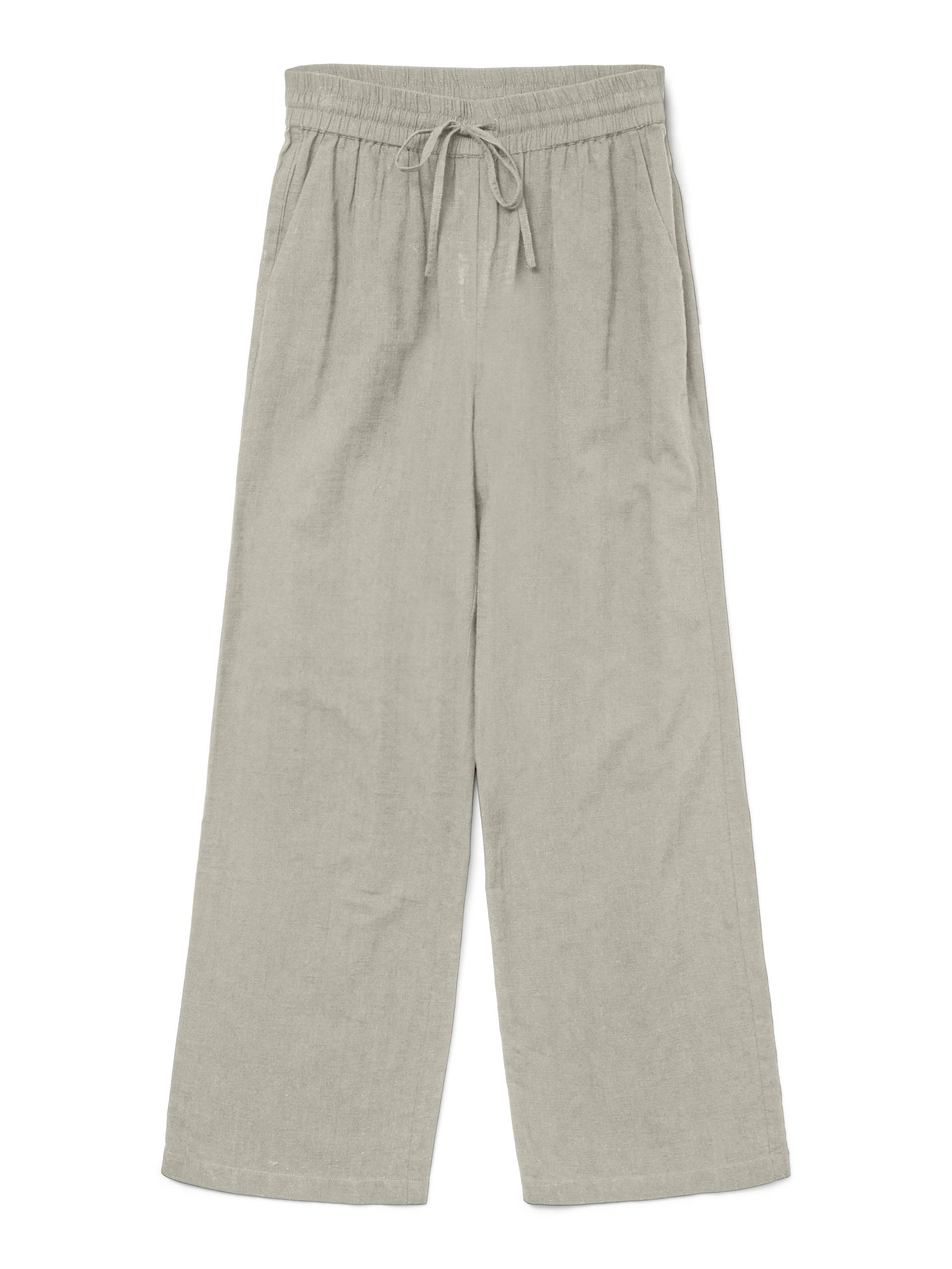 Vero Moda Schlupfhose »VMCAIA MW WIDE PANT WVN NOOS«, mit Leinen Vero Moda Schlupfhose »VMCAIA MW WIDE PANT WVN NOOS«, mit Leinen von Vero Moda