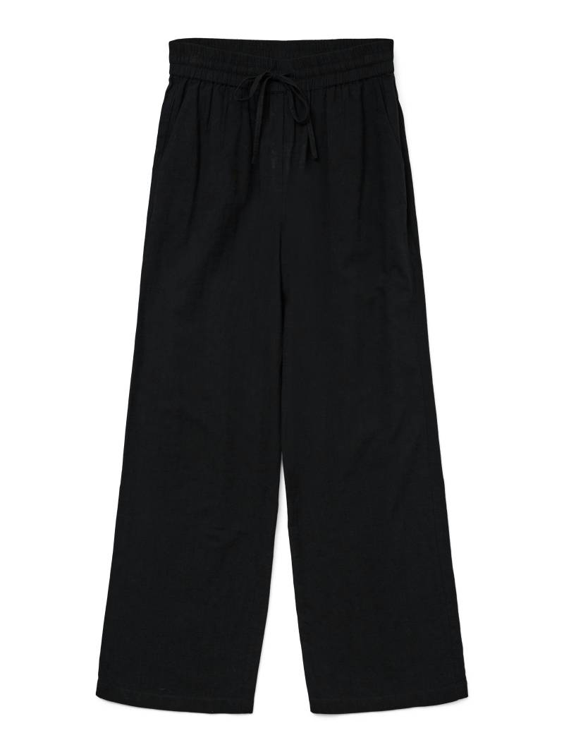 Vero Moda Schlupfhose »VMCAIA MW WIDE PANT WVN NOOS«, mit Leinen von Vero Moda