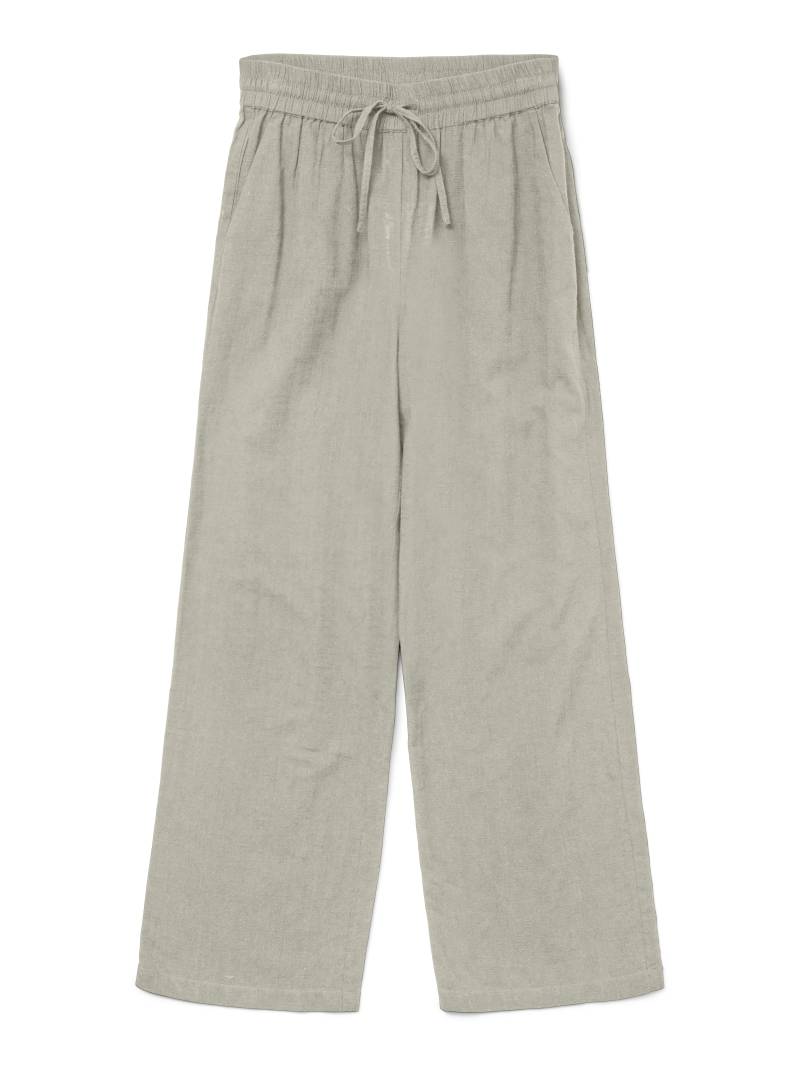 Vero Moda Schlupfhose »VMCAIA MW WIDE PANT WVN NOOS«, mit Leinen von Vero Moda