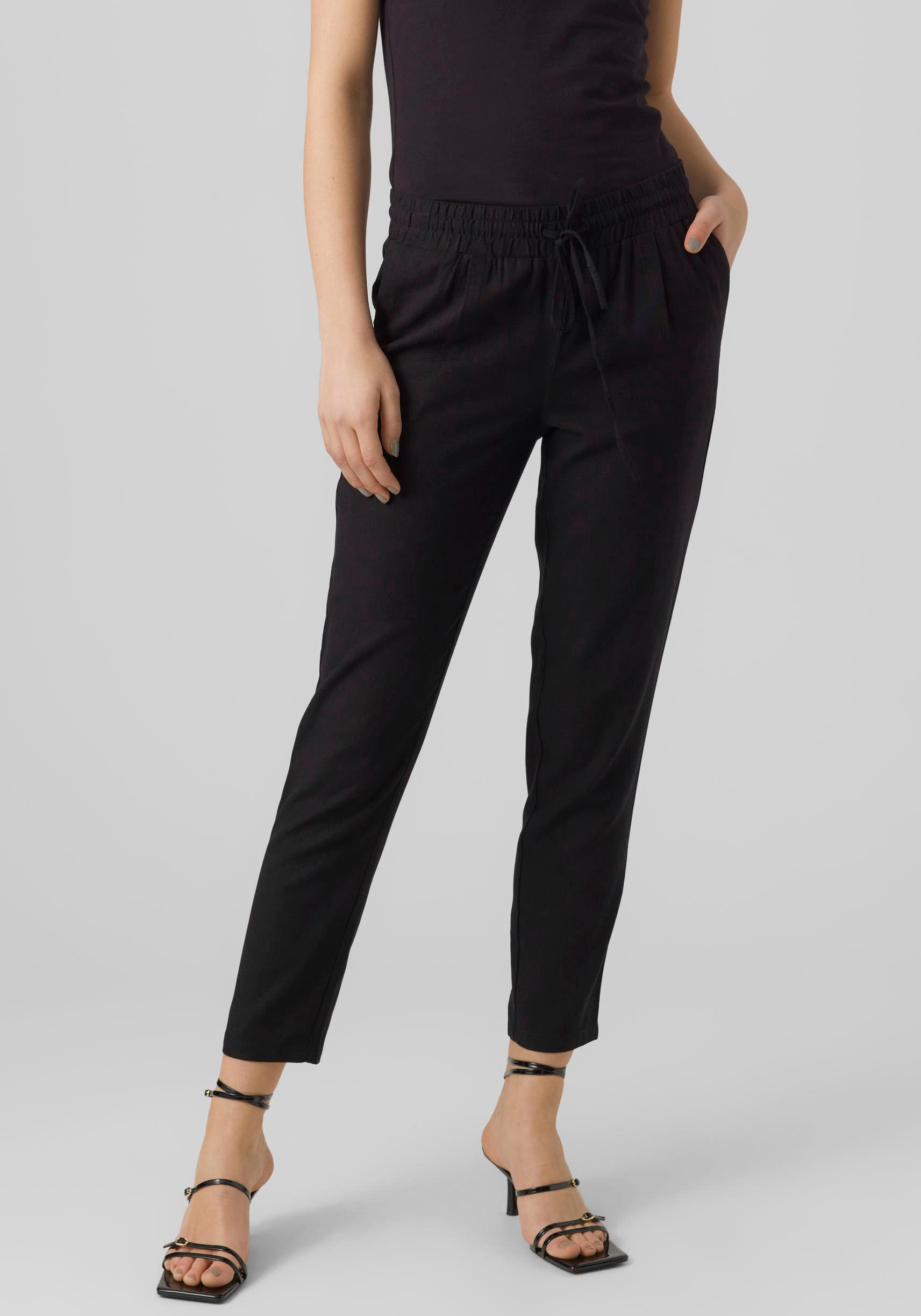 Vero Moda Schlupfhose »VMJESMILO ANKLE PANTS GA NOOS«, mit Leinen Vero Moda Schlupfhose »VMJESMILO ANKLE PANTS GA NOOS«, mit Leinen von Vero Moda