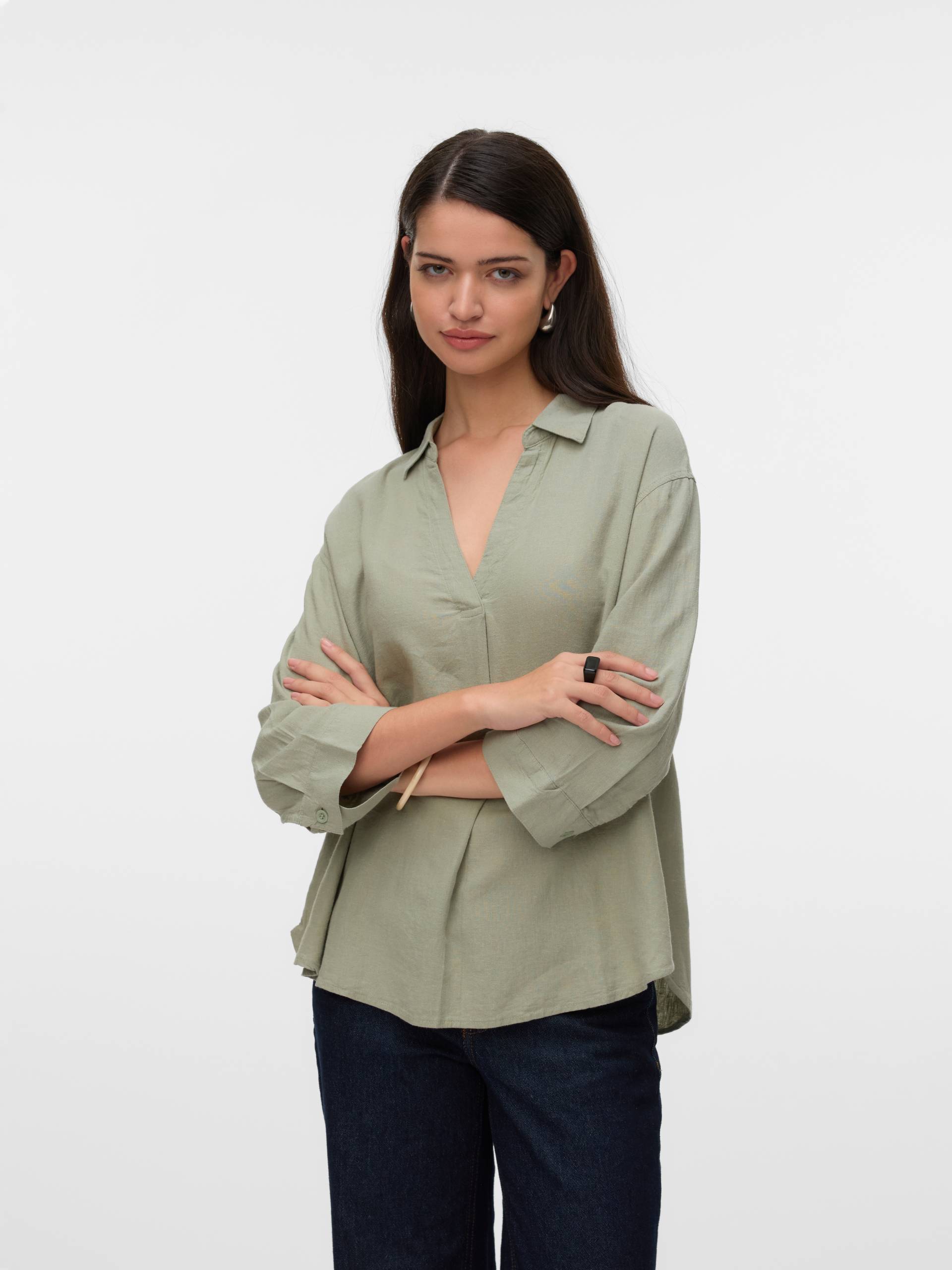 Vero Moda Shirtbluse »VMLINN 3/4 TOP WVN GA NOOS« von Vero Moda