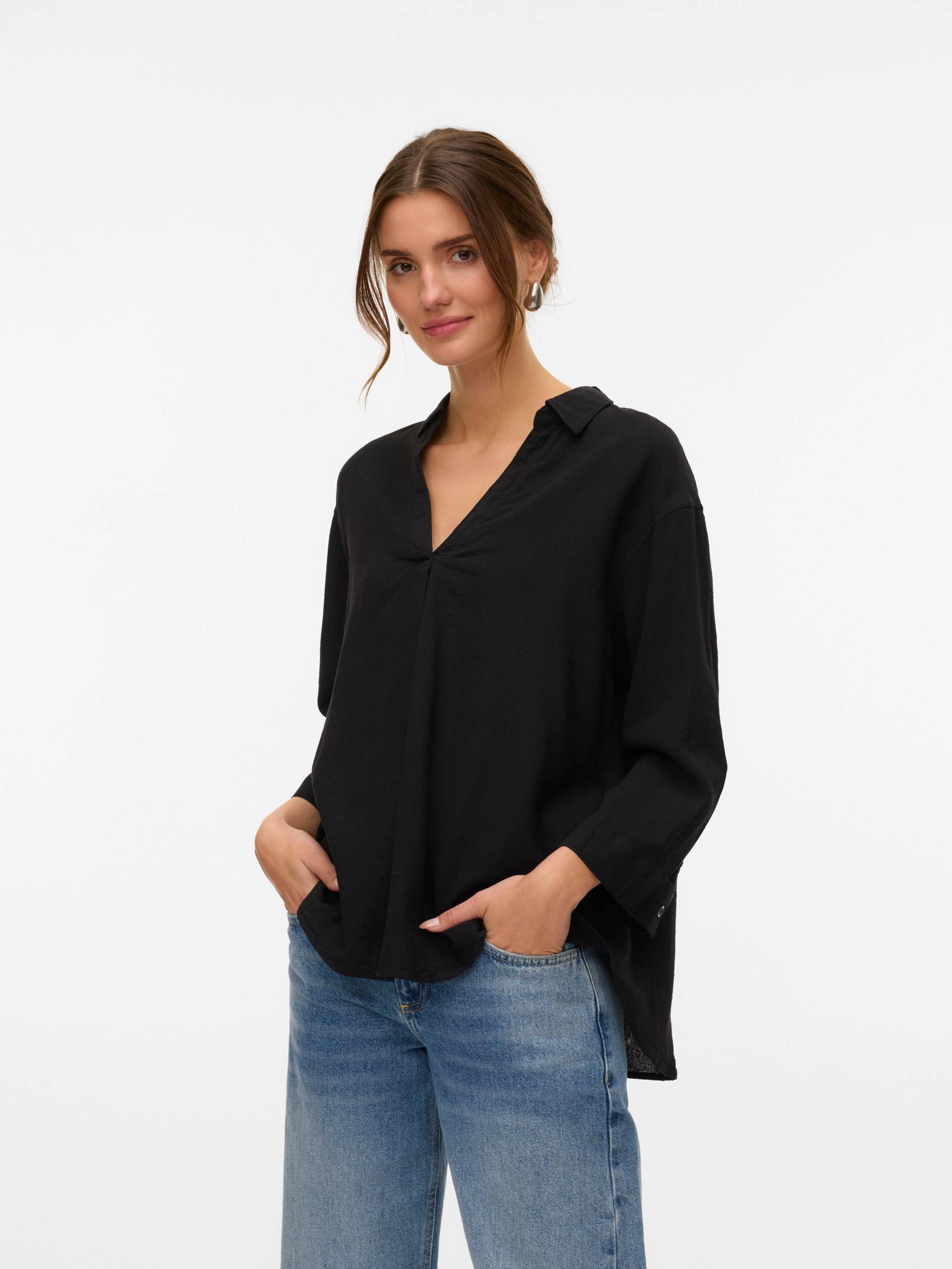 Vero Moda Shirtbluse »VMLINN 3/4 TOP WVN GA NOOS« Vero Moda Shirtbluse »VMLINN 3/4 TOP WVN GA NOOS« von Vero Moda