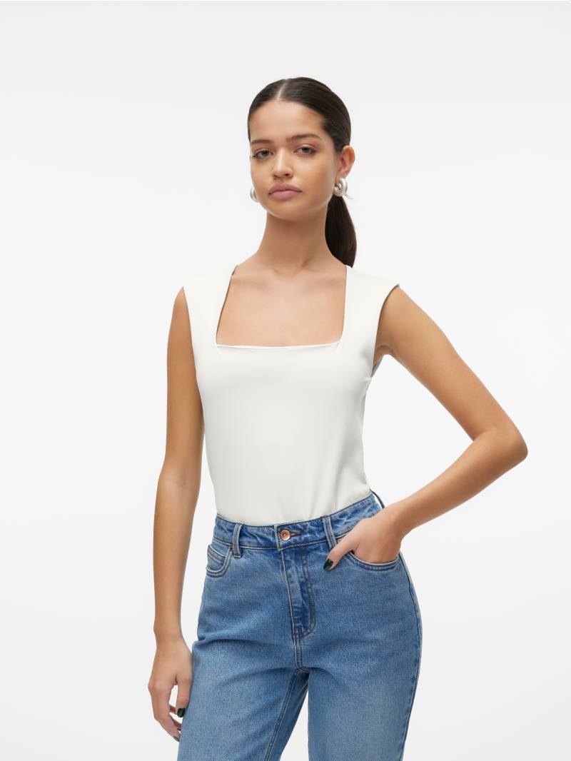 Vero Moda Shirttop »VMMILLION SL SQUARE NECK TOP JRS NOOS« von Vero Moda