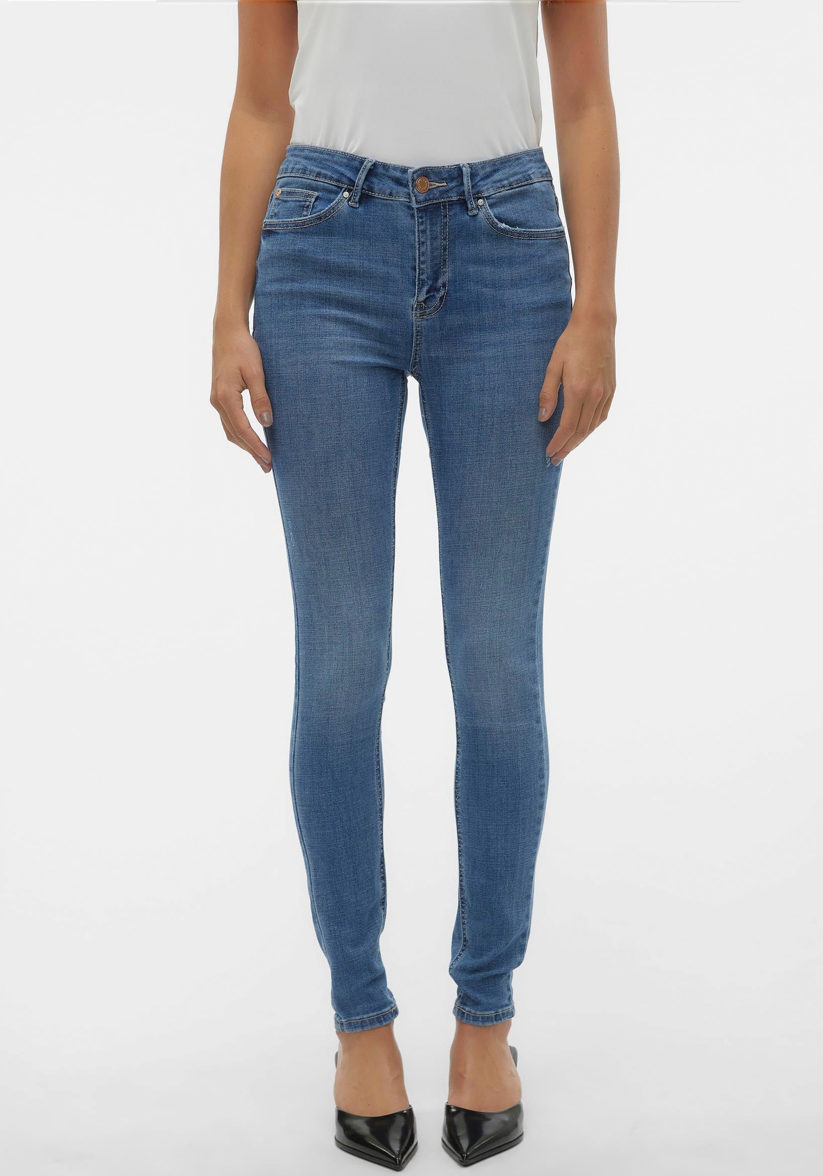 Vero Moda Skinny-fit-Jeans »VMFLASH MR SKINNY JEANS LI347 NOOS« von Vero Moda