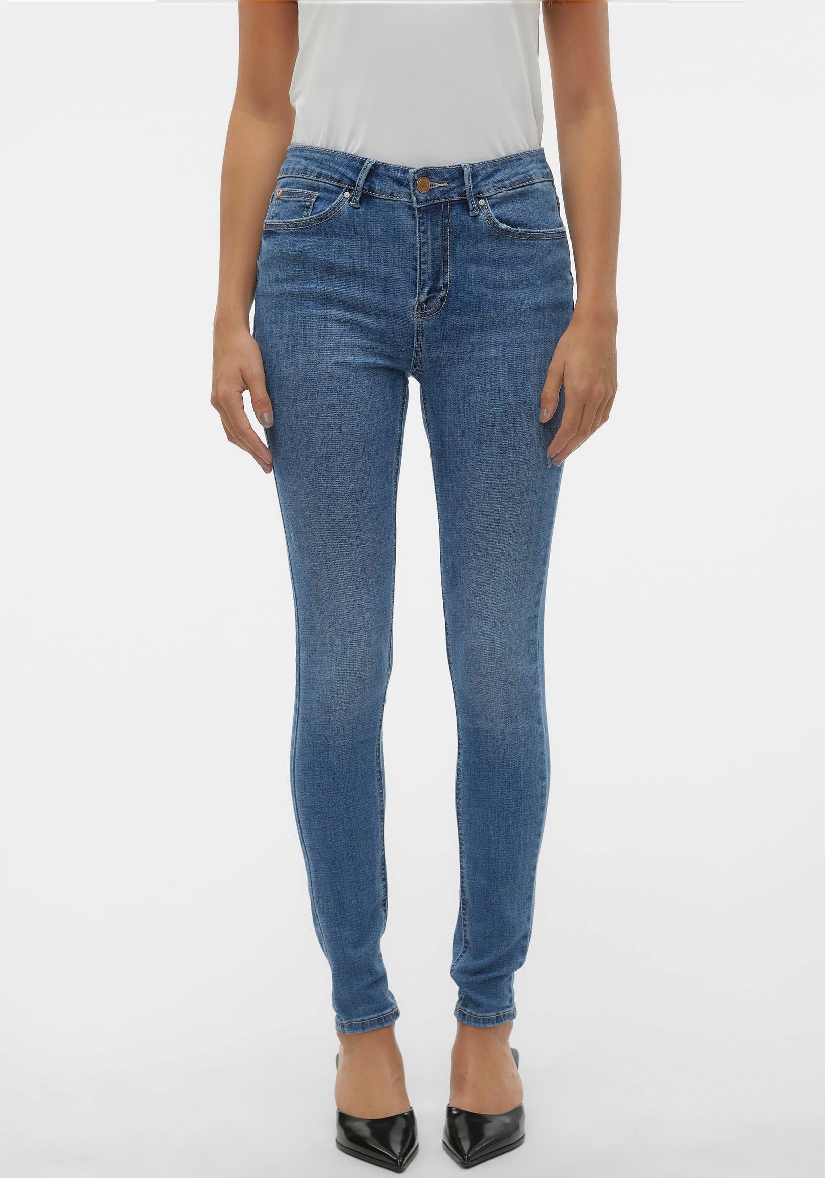 Vero Moda Skinny-fit-Jeans »VMFLASH MR SKINNY JEANS LI347 NOOS« Vero Moda Skinny-fit-Jeans »VMFLASH MR SKINNY JEANS LI347 NOOS« von Vero Moda