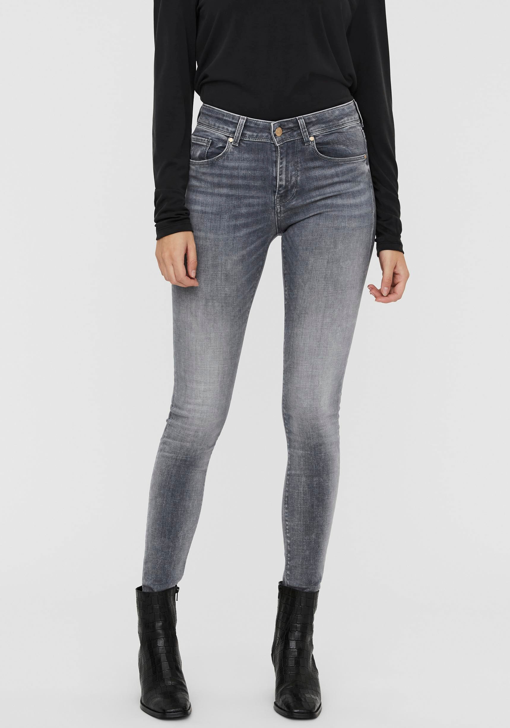 Vero Moda Skinny-fit-Jeans »VMLUX MR SLIM JEANS« von Vero Moda