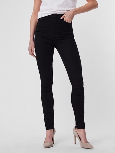 Vero Moda Skinny-fit-Jeans »VMSANDRA SHR SKINNY JEANS BLACK NOOS« von Vero Moda