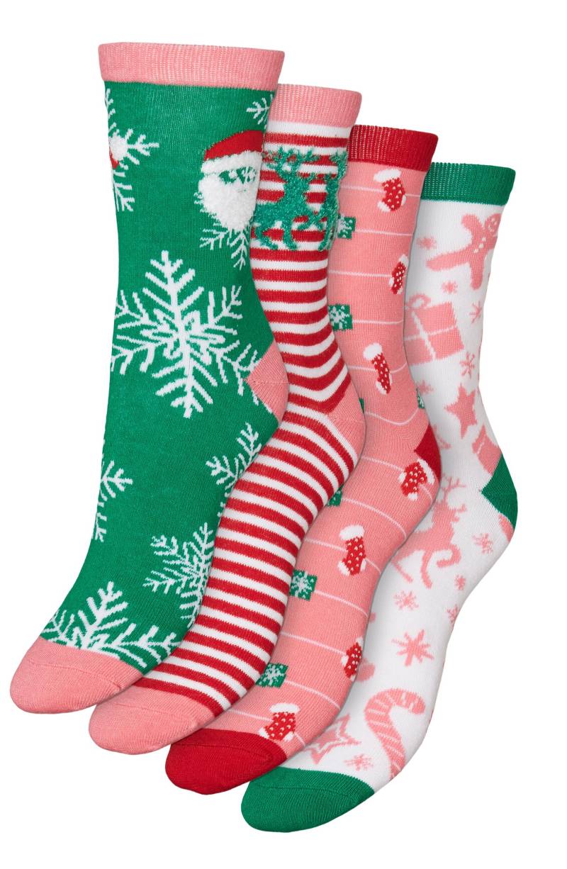 Vero Moda Socken »VMELF SOCKS GIFTBOX XMAS«, (Packung, 4 Paar) von Vero Moda