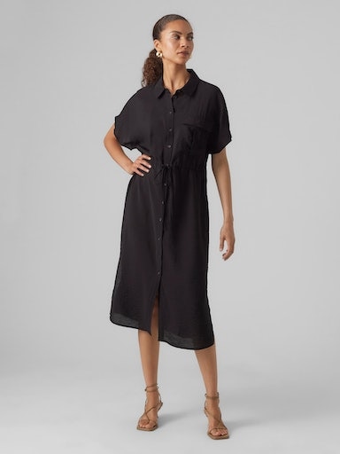 Vero Moda Sommerkleid »VMIRIS S/S SHIRT CALF DRESS WVN NOOS« von Vero Moda