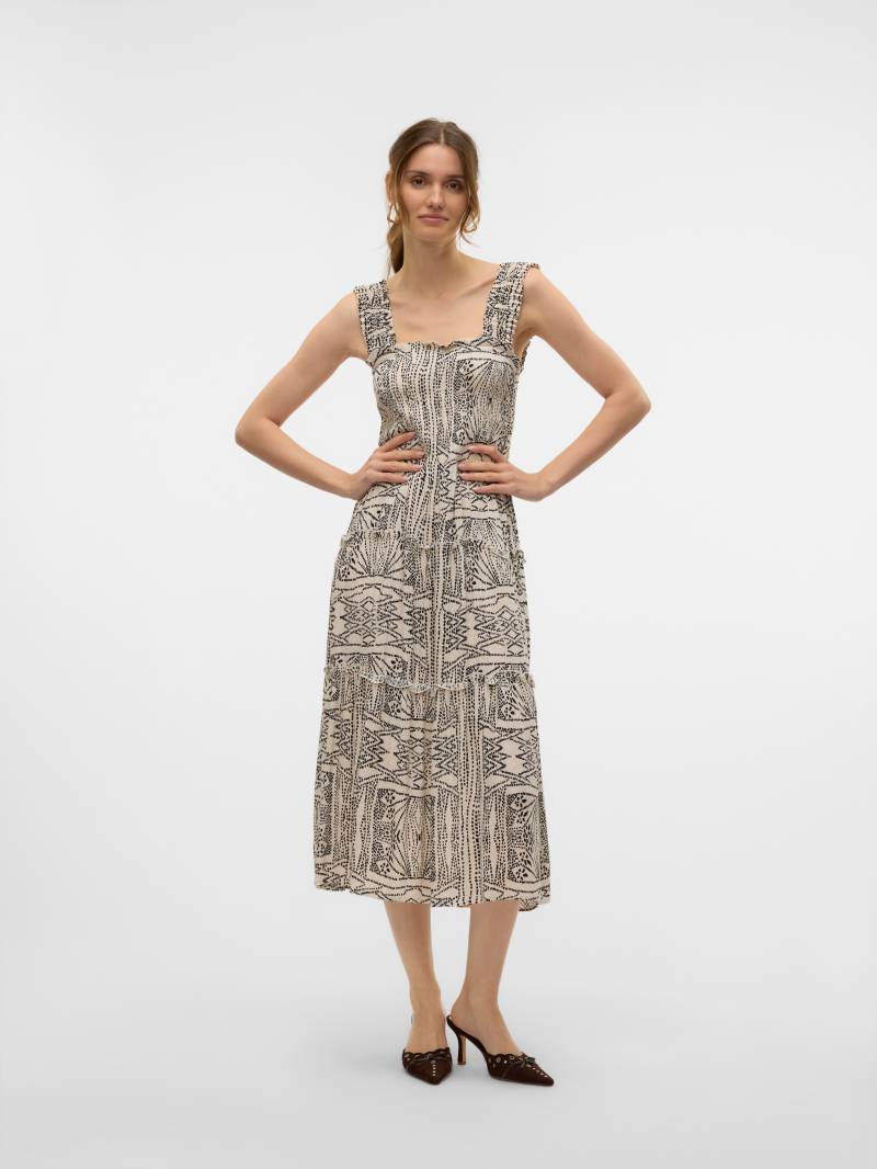 Vero Moda Sommerkleid »VMMENNY SL SMOCK CALF DRESS WVN GA« von Vero Moda
