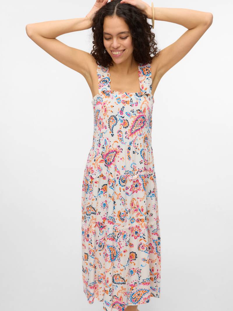 Vero Moda Sommerkleid »VMMENNY SL SMOCK CALF DRESS WVN GA« von Vero Moda