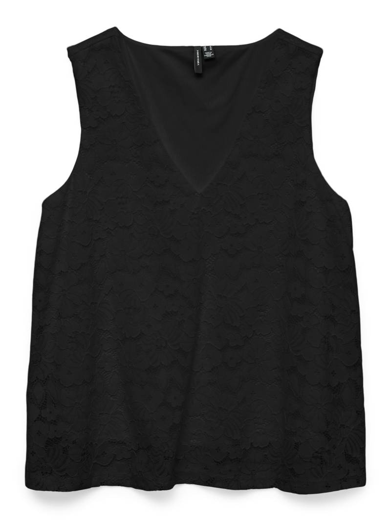 Vero Moda Spitzentop »VMHONEY LACE SL V-NECK TOP WVN GA« von Vero Moda