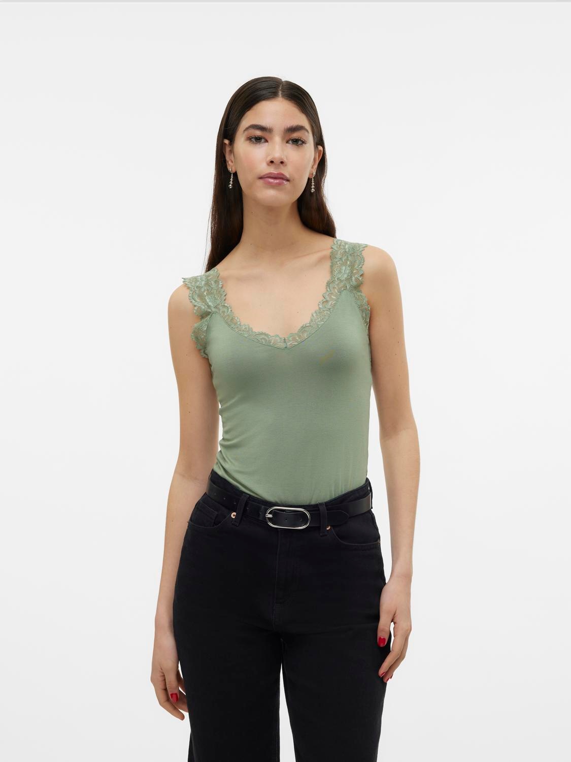 Vero Moda Spitzentop »VMROSA SL TOP JRS NOOS« von Vero Moda