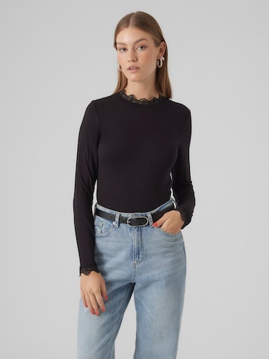 Vero Moda Stehkragenshirt »VMROSA LS HIGHNECK TOP JRS NOOS« von Vero Moda