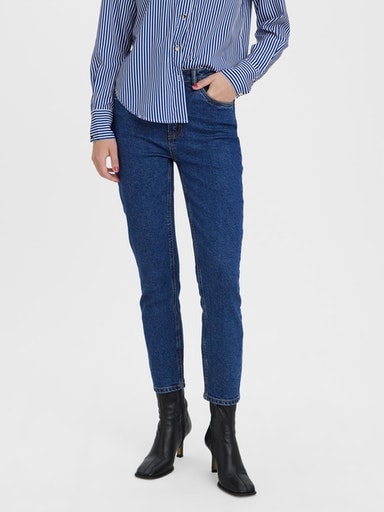 Vero Moda Straight-Jeans »VMBRENDA HR STRAIGHT ANK GU3135 GA NOOS« von Vero Moda