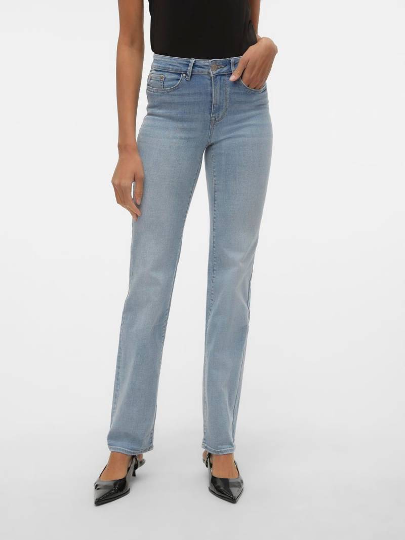 Vero Moda Straight-Jeans »VMFLASH MR STRAIGHT JNS LI3102 GA NOOS« von Vero Moda