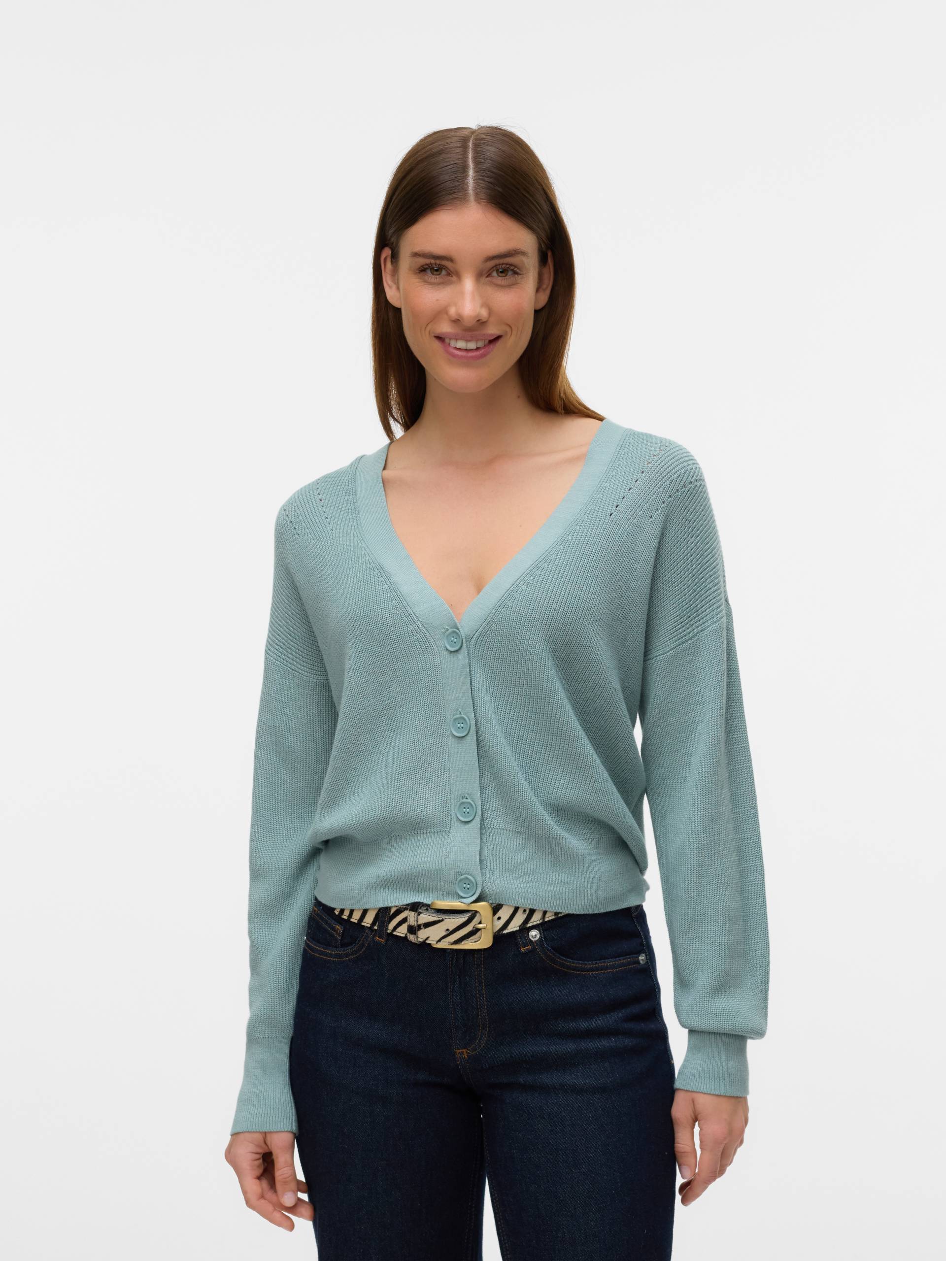 Vero Moda Strickjacke »VMNEWLEXSUN LS SHORT V-NECK CAR GA NOOS« Vero Moda Strickjacke »VMNEWLEXSUN LS SHORT V-NECK CAR GA NOOS« von Vero Moda
