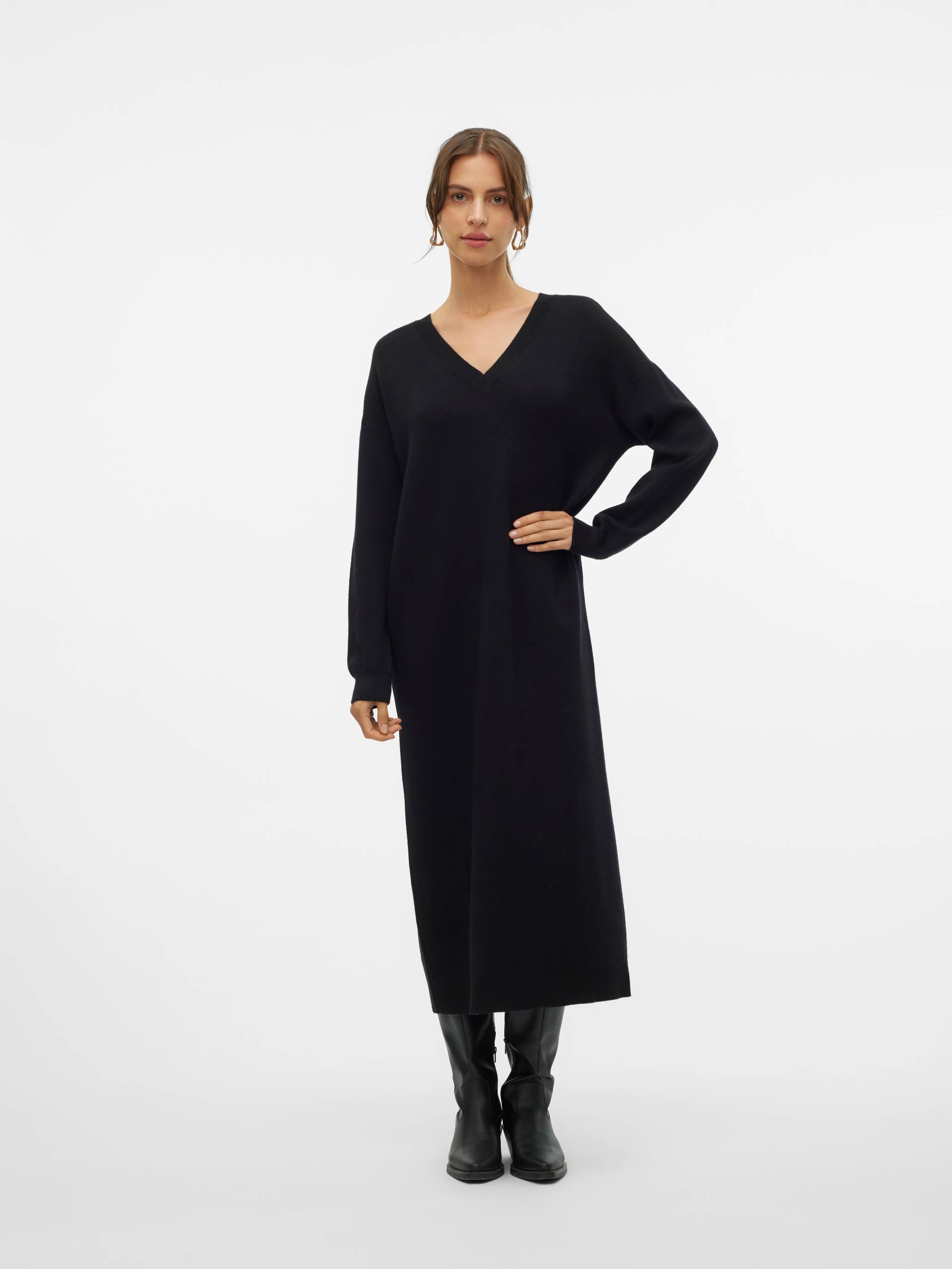 Vero Moda Strickkleid »VMGOLD LS V-NECK 7/8 DRESS GA« Vero Moda Strickkleid »VMGOLD LS V-NECK 7/8 DRESS GA« von Vero Moda