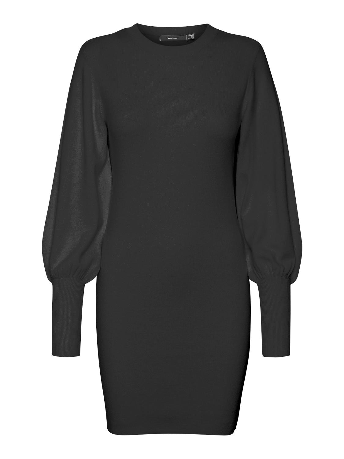 Vero Moda Strickkleid »VMHOLLYKARISPUFF LS O-NECK DRESS GA BOO« von Vero Moda