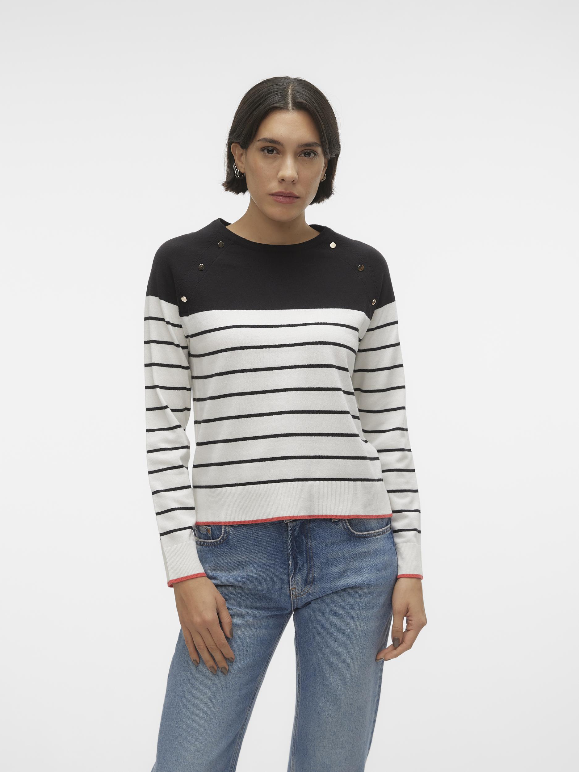 Vero Moda Strickpullover »VMALMA LS O-NECK RAGLAN PULLOVER BOO« von Vero Moda