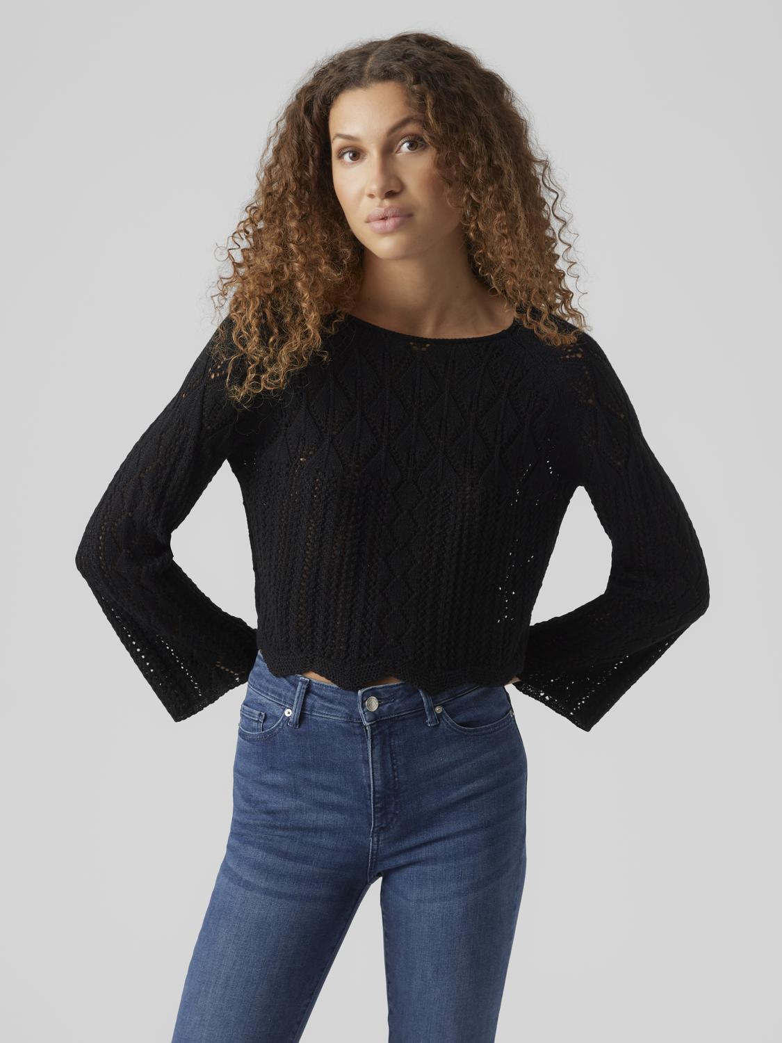 Vero Moda Strickpullover »VMGINGER 3/4 BOATNECK PULLOVER GA NOOS« von Vero Moda