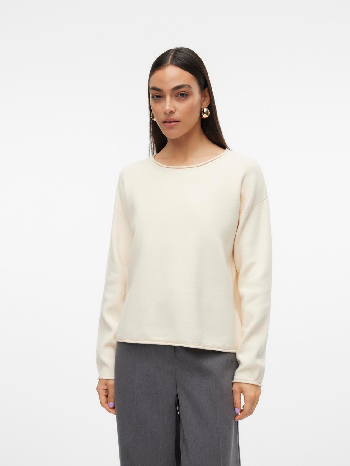 Vero Moda Strickpullover »VMGOLD ROLL LS O-NECK PULLOVER GA« Vero Moda Strickpullover »VMGOLD ROLL LS O-NECK PULLOVER GA« von Vero Moda