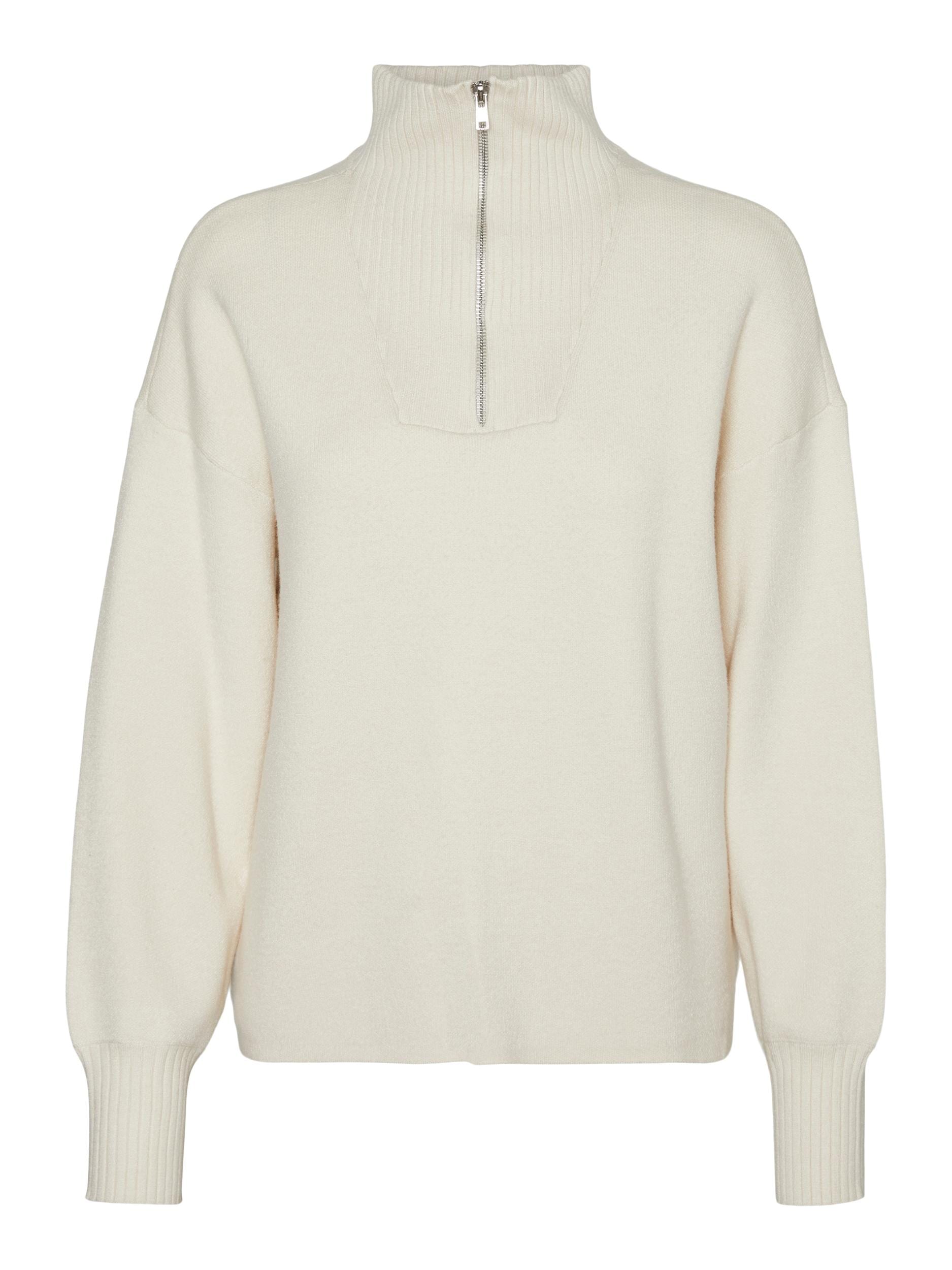 Vero Moda Strickpullover »VMGOLDNEEDLE LS ZIP HIGHNECK PULLOVER« von Vero Moda