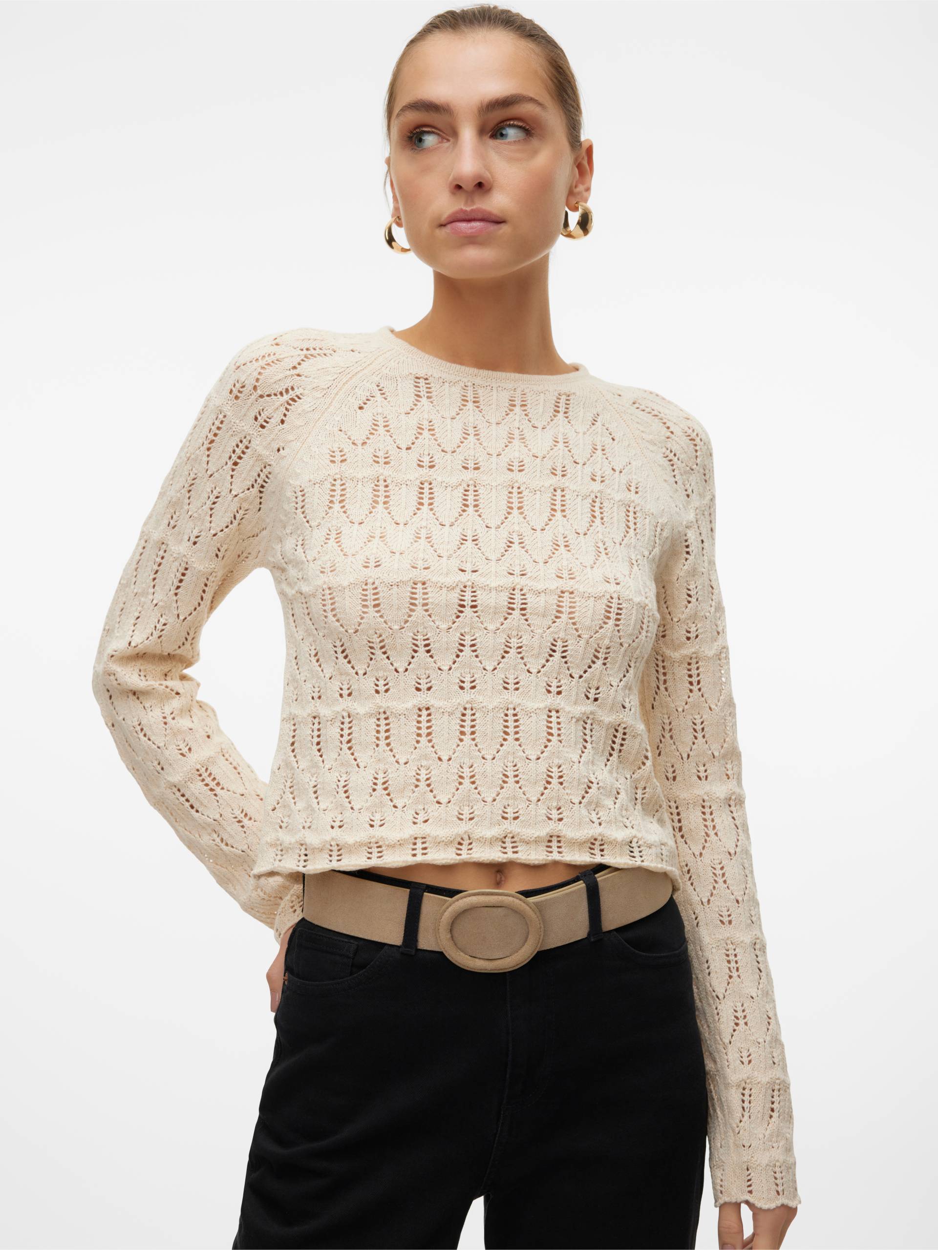 Vero Moda Strickpullover »VMNEWFABIENNE LS O-NECK PULLOVER NOOS« von Vero Moda