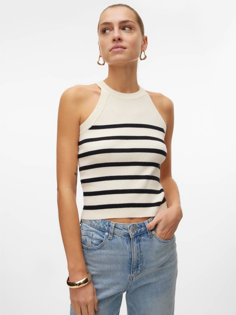 Vero Moda Stricktop »VMSABA RIB SL O-NECK TOP GA NOOS« von Vero Moda