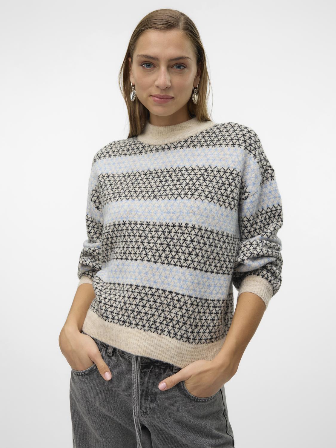 Vero Moda Strickpullover »VMTRIXIE LS HIGHNECK PULLOVER GA BOO«, mit Strickmuster Vero Moda Strickpullover »VMTRIXIE LS HIGHNECK PULLOVER GA BOO«, mit Strickmuster von Vero Moda